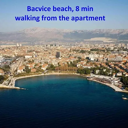 Zenta With Terrace And Sea View, 4 Min Walk To The * سبليت